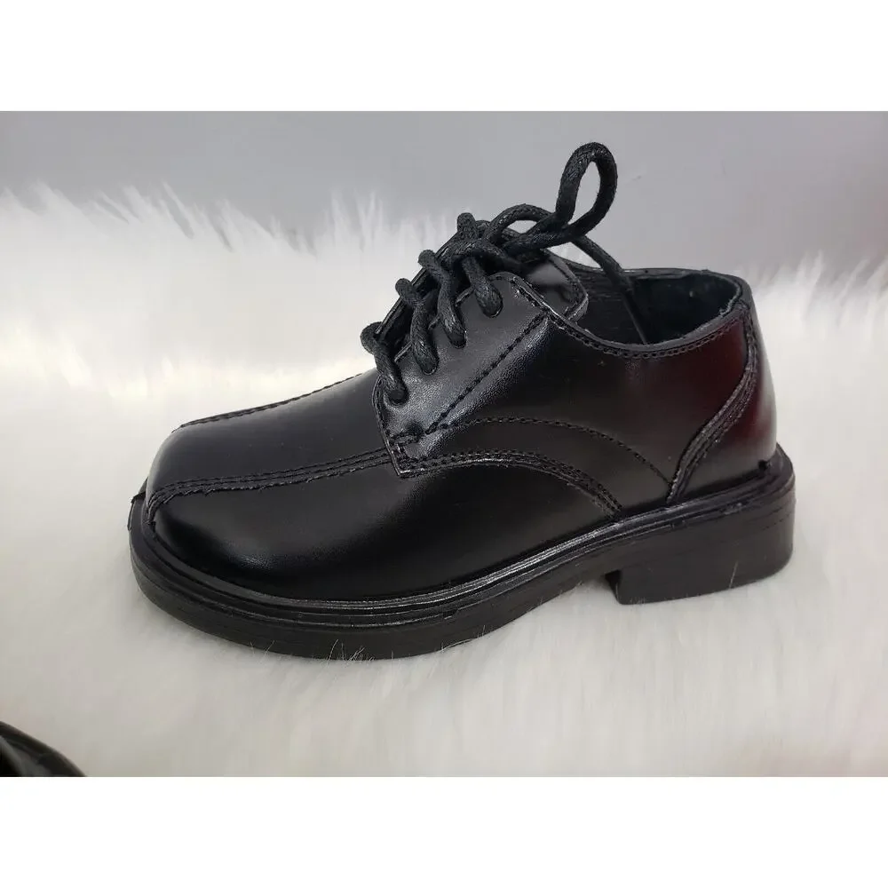 NEW Deer Stags Gabe Black Toddler Dress Shoe Size 5.5‎ Solid Church Wedding Baby